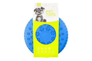 Игрушка для собак термопластичная резина d23см 208г №1442433 Тарелка фрисби Nunbell 1шт микс