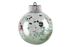Прикраса ялинкова Куля з кулями 8см 833926