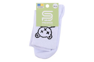 Шкарпетки дит Premier socks ТініХаракт біл р.20-22