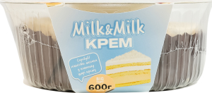 Торт бисквитный Milk&Milk Крем ТОВ Бріошь п/у 600г