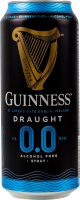 Пиво 440мл 0% безалкогольное темное пастеризованное Draught Guinness ж/б