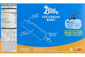 Blue Bunny Sweet Freedom Ice Cream Bars Vanilla Krunch - 12 CT