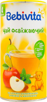 Чай для дітей від 4міс сухий швидкорозчинний освіжаючий Bebivita тубус 200г