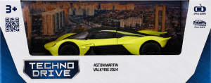 Іграшка Автомодель Aston Martin Valkyrie 2024 зелений/жовтий TechnoDrive
