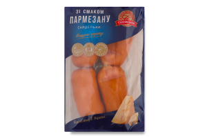 Сардельки со вкусом пармезана Салтівський М'ясокомбінат в/с кг