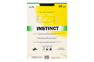 Колготки жіночі Instinct Slim 20den 3 nero