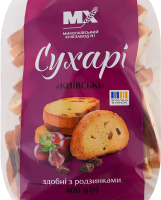 Сухарі здобні з родзинками Київські Формула смаку м/у 400г