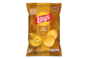 Чипсы картофельные со вкусом соуса по-голландски Нежная горчица Lay's м/у 60г