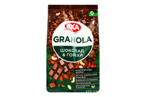 Гранола хрустящая Шоколад&Орехи Axa м/у 330г