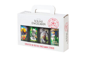 Набір пива 4х0.5л Beer mail Volfas Engelman к/у