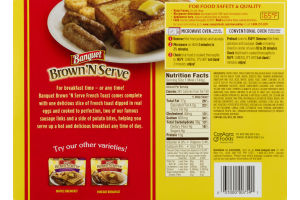 Banquet Brown 'N Serve French Toast Breakfast