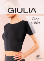 Футболка жіноча Giulia Crop T-shirt nero S/M
