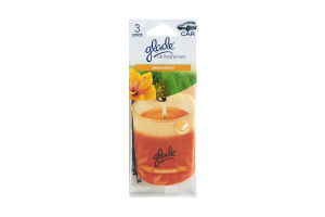 Glade Hawaiian Breeze Car Air Fresheners - 3 CT