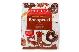 Пряники заварные Баварские Delicia м/у 250г
