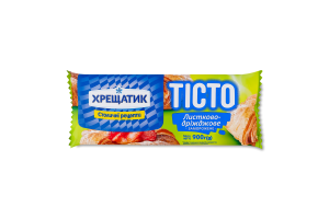 Тісто заморожене листково-дріжджове Хрещатик м/у 900г