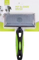 Щітка-пуходерка для тварин 5,5х11,5см мікс