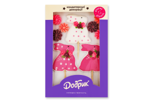 Набор кондитерских декораций пасхальный Зайчики Добрик к/у 1шт