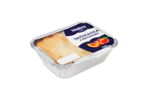 Запіканка сирна з персиками Makey лоток 180г