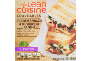 Lean Cuisine Craveables Chicken, Spinach & Mushroom Panini