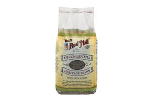 Bob's Red Mill Green Lentils Heritage Beans Petite French Style