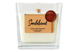 Свічка ароматична Sandalwood соєвий віск скло 10*10см Пако ІФ