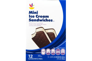 Ahold Mini Ice Cream Sandwiches - 12 CT