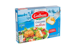 Полуфабрикат для запекания в панировке Кроканте с сыром Моцарелла Galbani к/у 6х25г