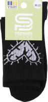 Носки детские с высокой резинкой Premier Socks Тени характера 20-22 черный