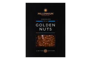 Шоколад молочний з цілим фундуком Golden Nuts Millennium к/у 1.1кг