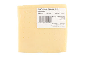Сир Trikata Едамер 40% кор/мол