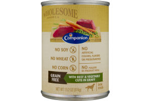 Companion Grain Free Dog Food Beef & Vegetable