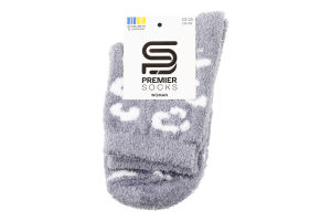 Шкарпетки жіночі з пухнастої пряжі класичні р.23-25 Premier Socks