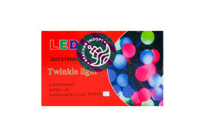 Електрогірлянда 100LED мультиколір 8режимів