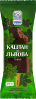 Морозиво 13% ескімо з шоколадним смаком в кондитерській глазурі Каштан зі Львова Лімо м/у 70г