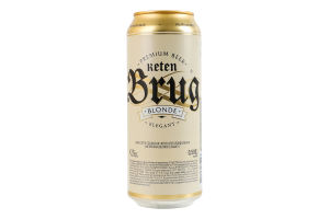 Пиво специальное 0.5л 6.7% светлое пастеризованное Blonde Elegant Keten Brug ж/б