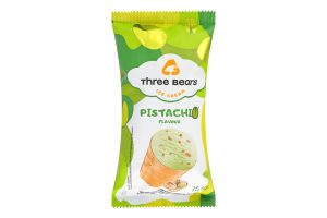 Морозиво 12% у вафельному стаканчику Pistachio Three bears м/у 75г