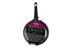 Сковорода из алюминия с антипригарным покрытием Nano Quartz 24х4.8см №MK-SN8824 Universal Brown Maxmark 1шт