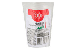 Набір стаканів одноразових 100мл ТМ "1" 1шт