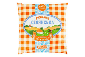 Ряжанка 4% Селянська м/у 400г