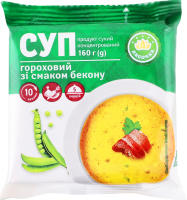 Суп гороховий зі смаком бекону Ласочка м/у 160г