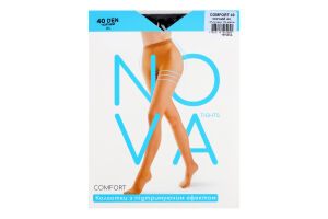 Колготки жіночі Nova Comfort 40 чорний р.4