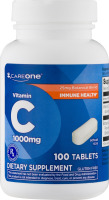CareOne Vitamin C 1000mg Tablets - 100 CT