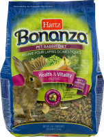 Hartz Bonanza Pet Rabbit Diet Food Health & Vitality Blend