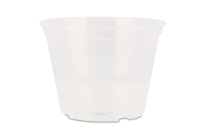 Горщик д/орхідей дренажний прозорий 18*13,5см 114078 Алеана