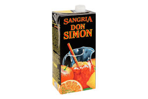 Вино 1л 7% червоне солодке ароматизоване виноградне Sangria Don Simon т/п