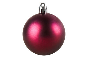 Прикраса ялинкова Куля пластикова 6см асорт 952074