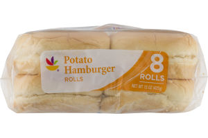 Ahold Potato Hamburger Rolls - 8 CT