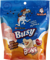 Purina Busy Bone Dog Treats With Real Chicken & Cheese Mini - 4 CT