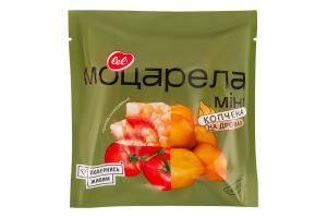 Сир 25% м'який підплавлений Моцарела міні копчена Lel' м/у 160г