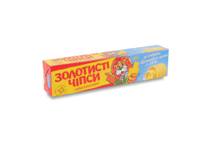 Чипсы картофельные со вкусом сливочного масла с солью Золотисті к/у 50г